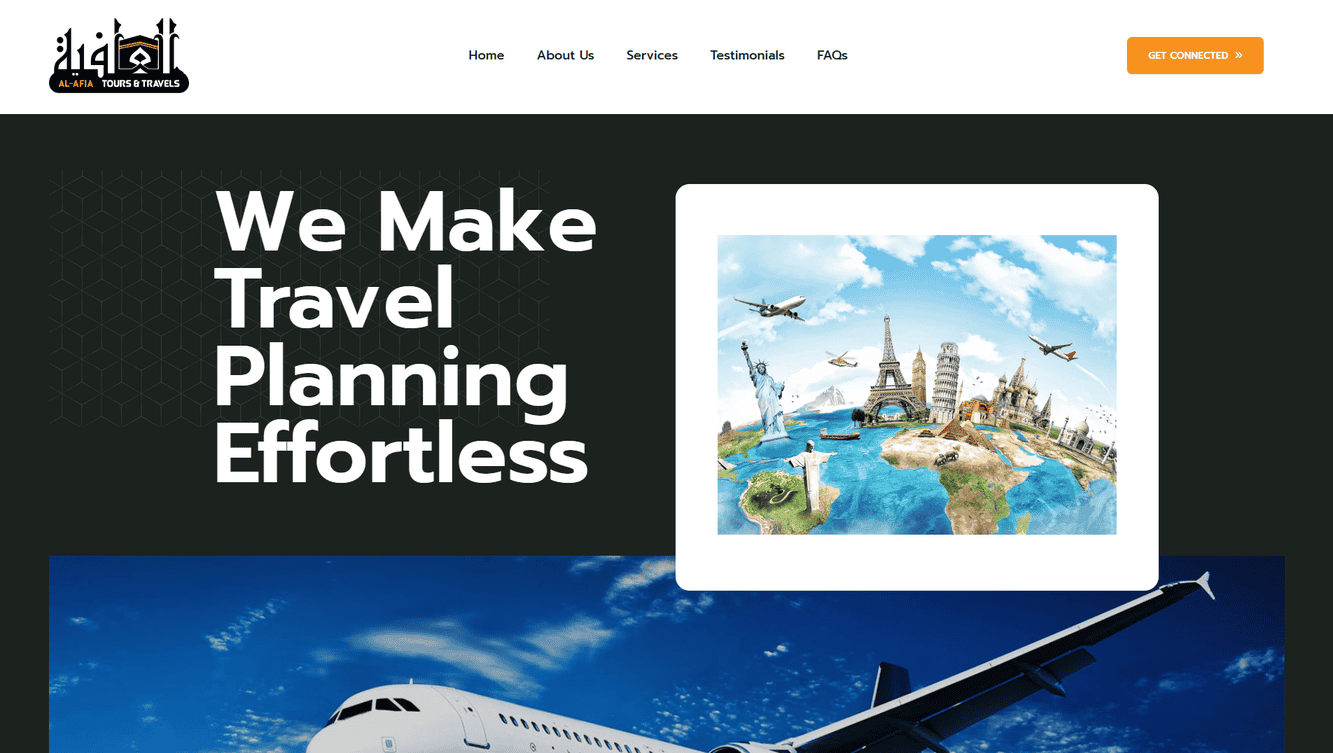 Al-Afia Tours & Travels is your trusted travel partner.